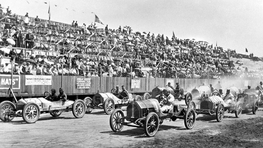 Photograph Velie Cycle Race Car Tacoma Speedway Washington Year 1914  8x10 